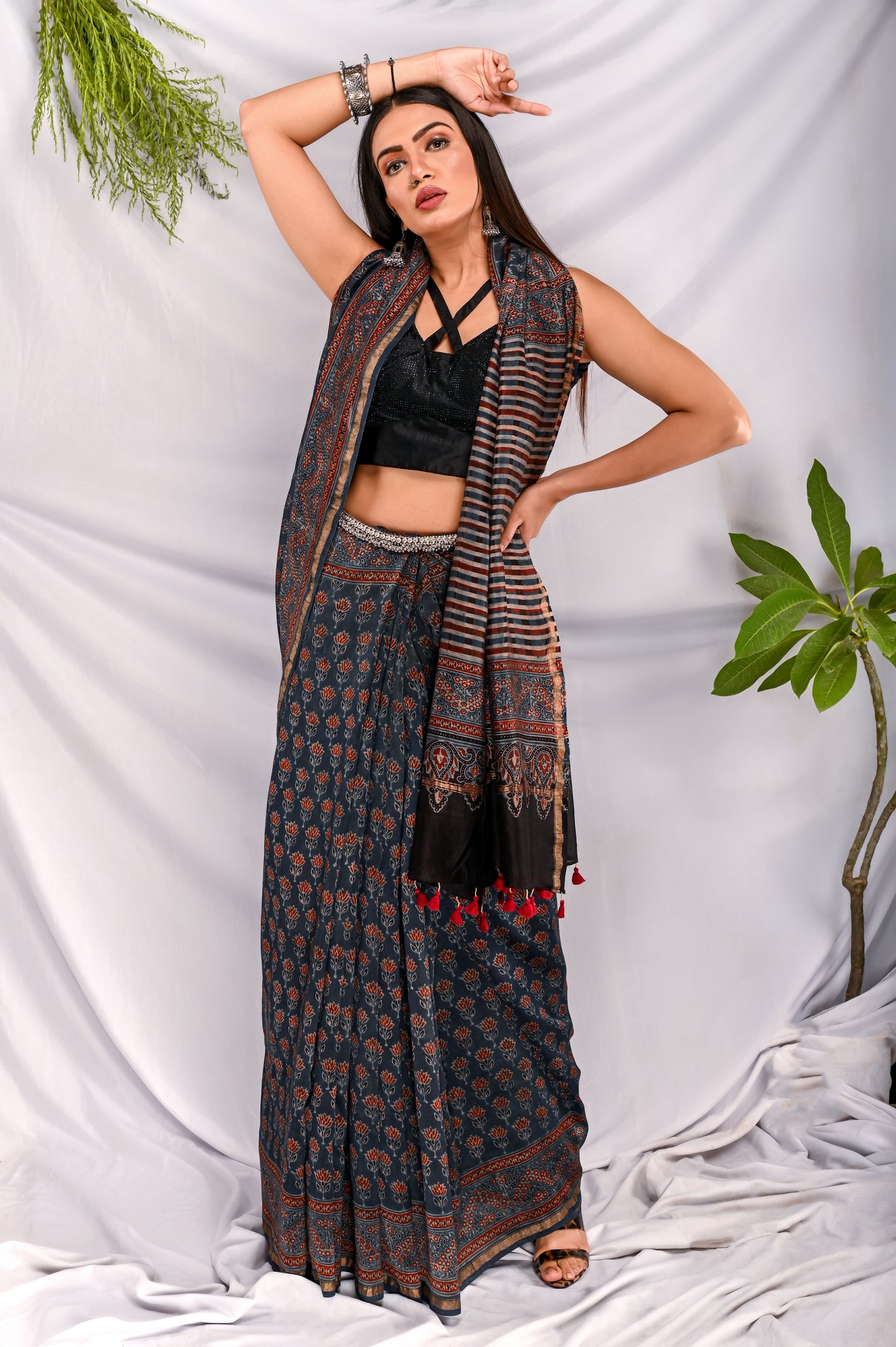 Beebee chanderi silk Saree