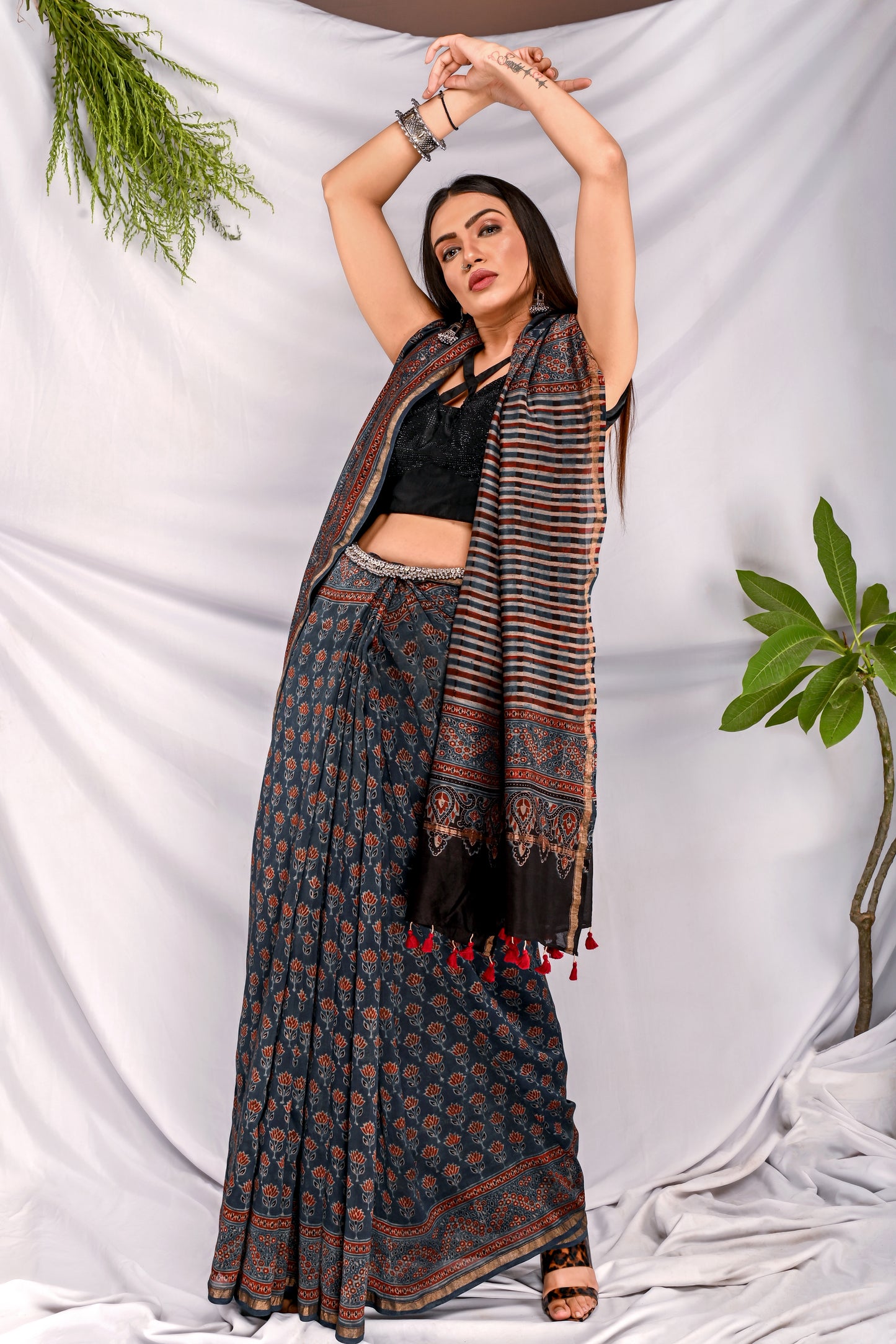 Beebee chanderi silk Saree