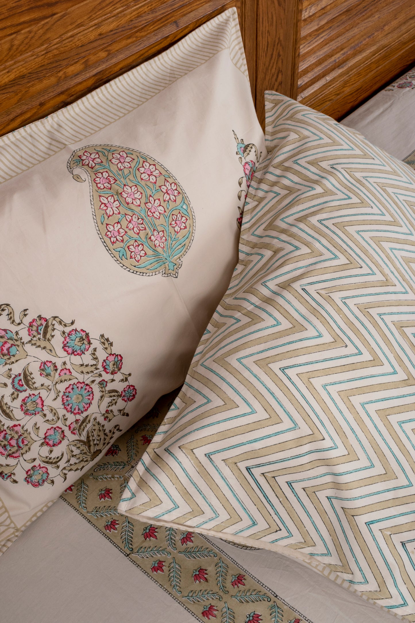 Paisley Block Printed Bedsheet