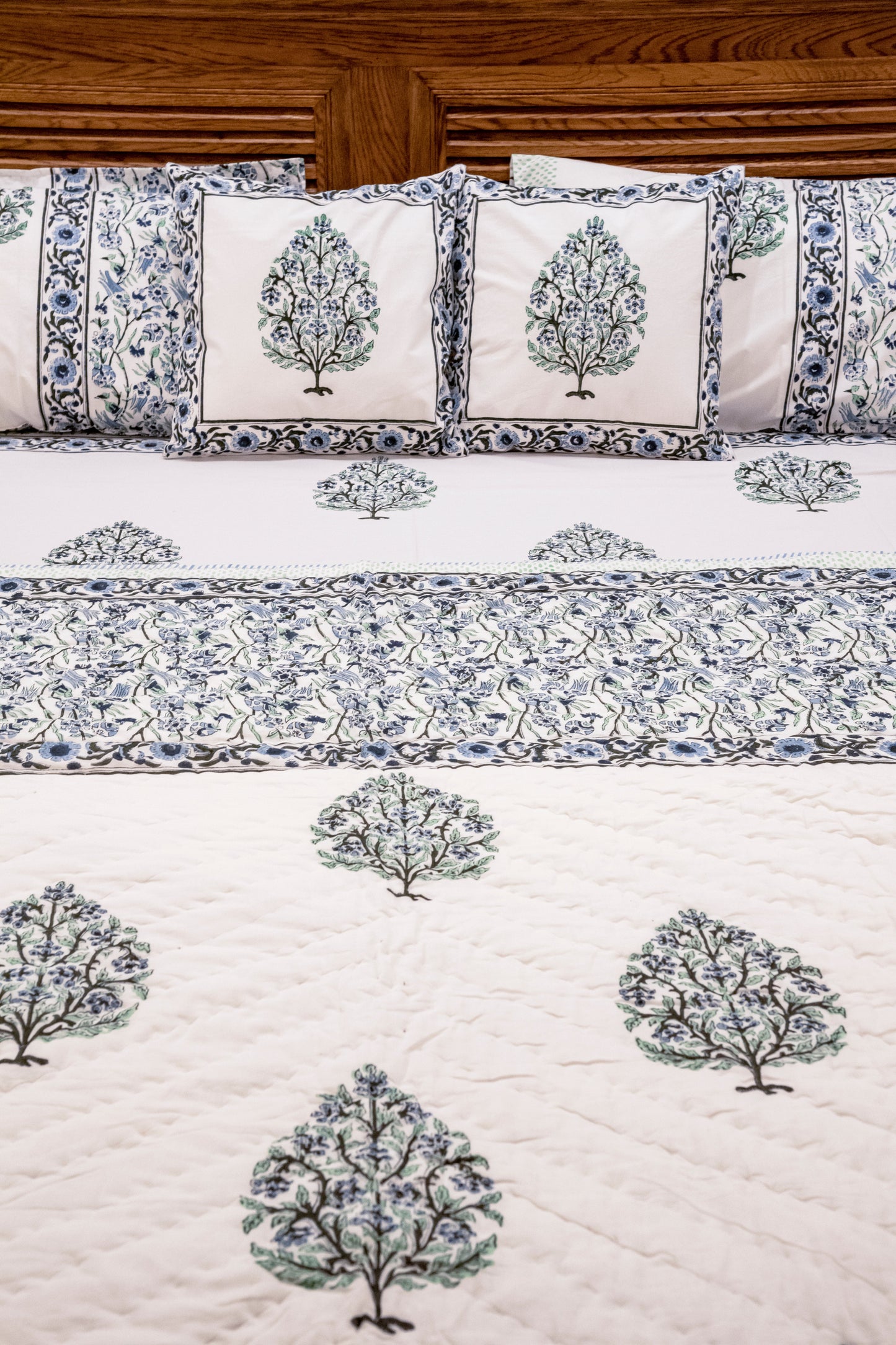 Enchanting Block Printed Quilt