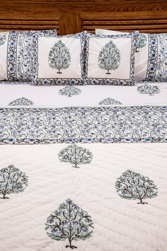 Enchanting Block Printed Quilt