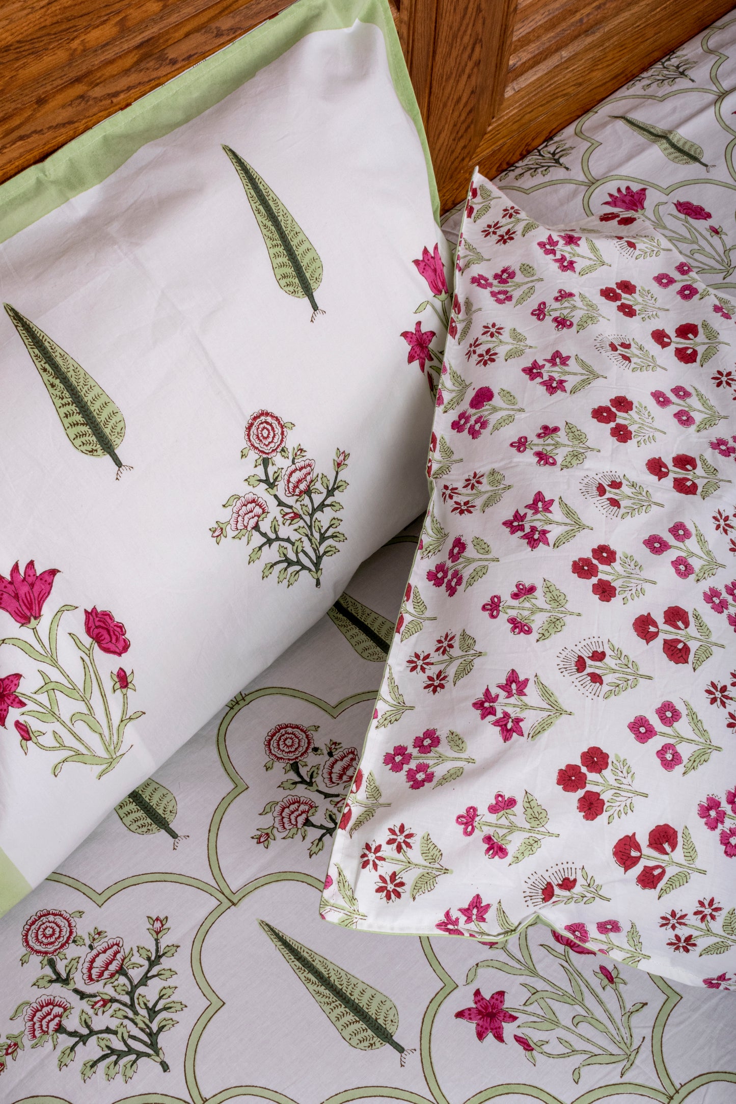 Tantalizing Block Printed Bedsheet