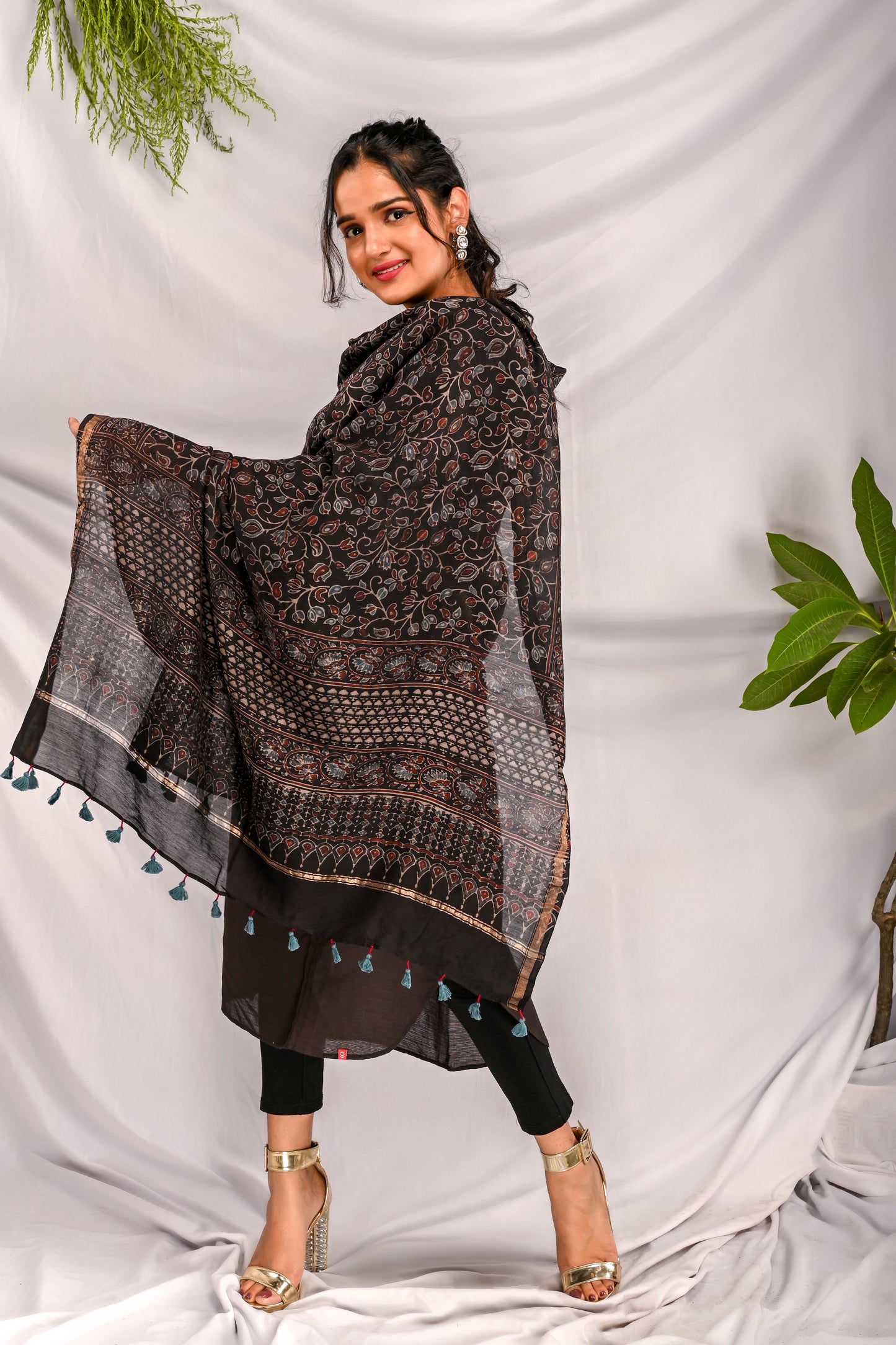 Inaayat Ajrak Dupatta