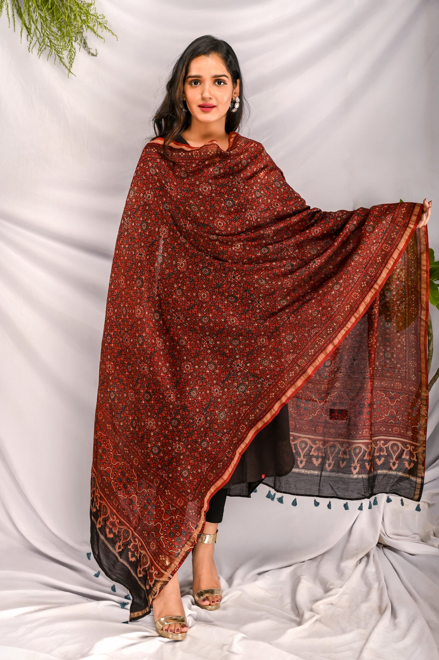 Ateeb Ajrak Dupatta