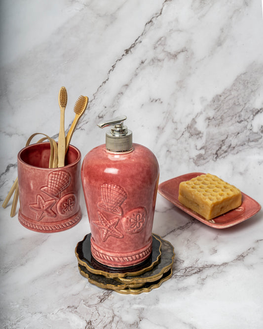 Pink Bathroom Set of 3