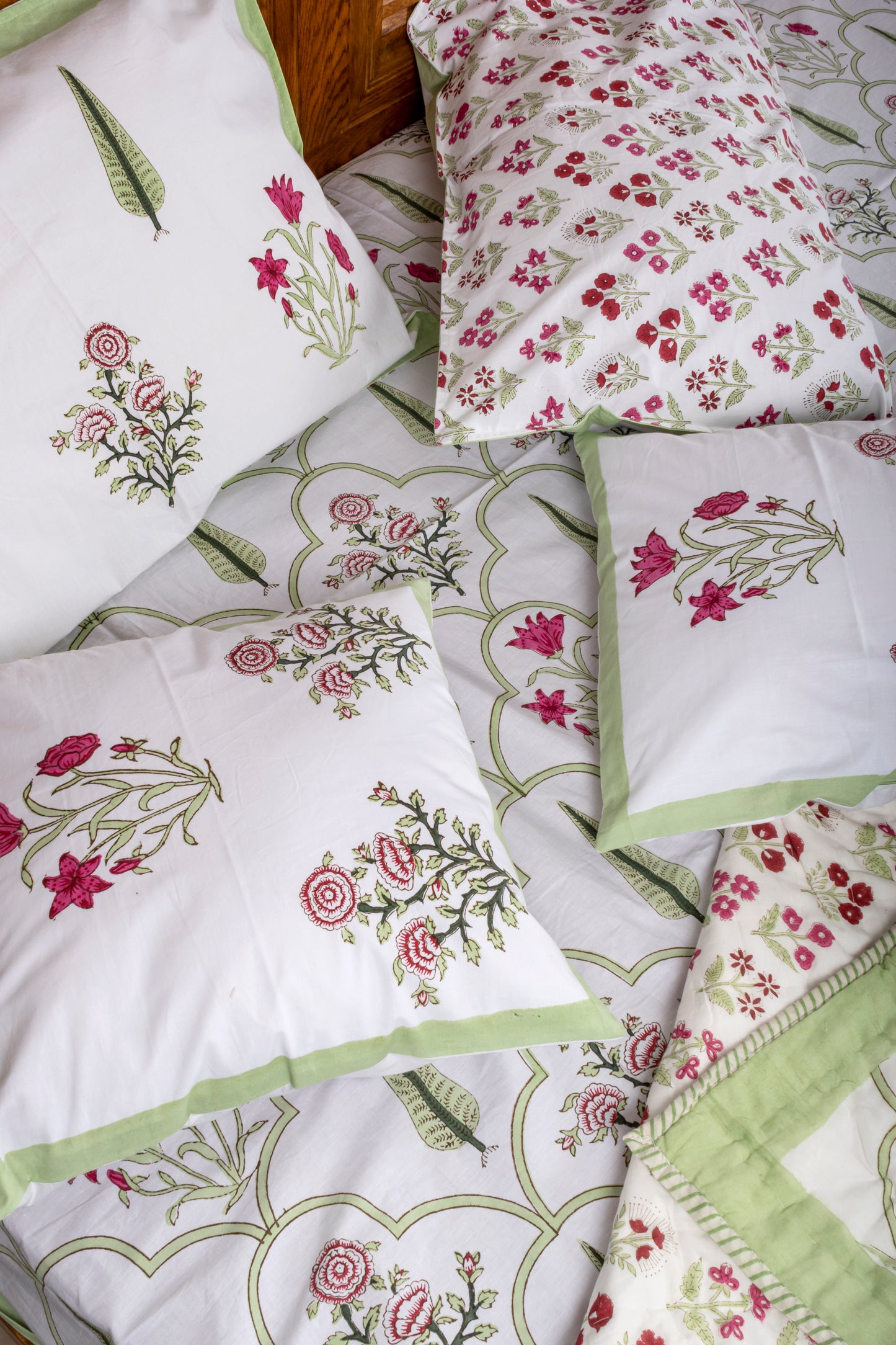 Tantalizing Block Printed Quilt