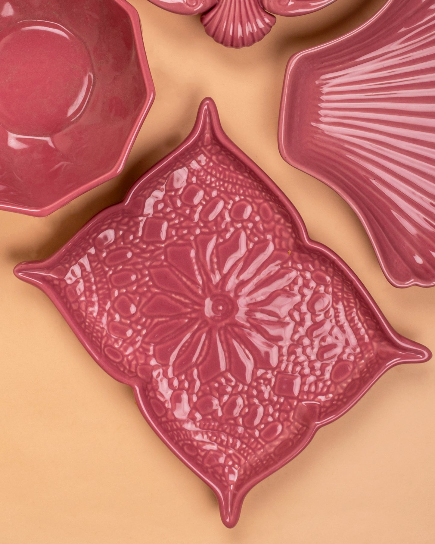 Seashell Rose Serveware