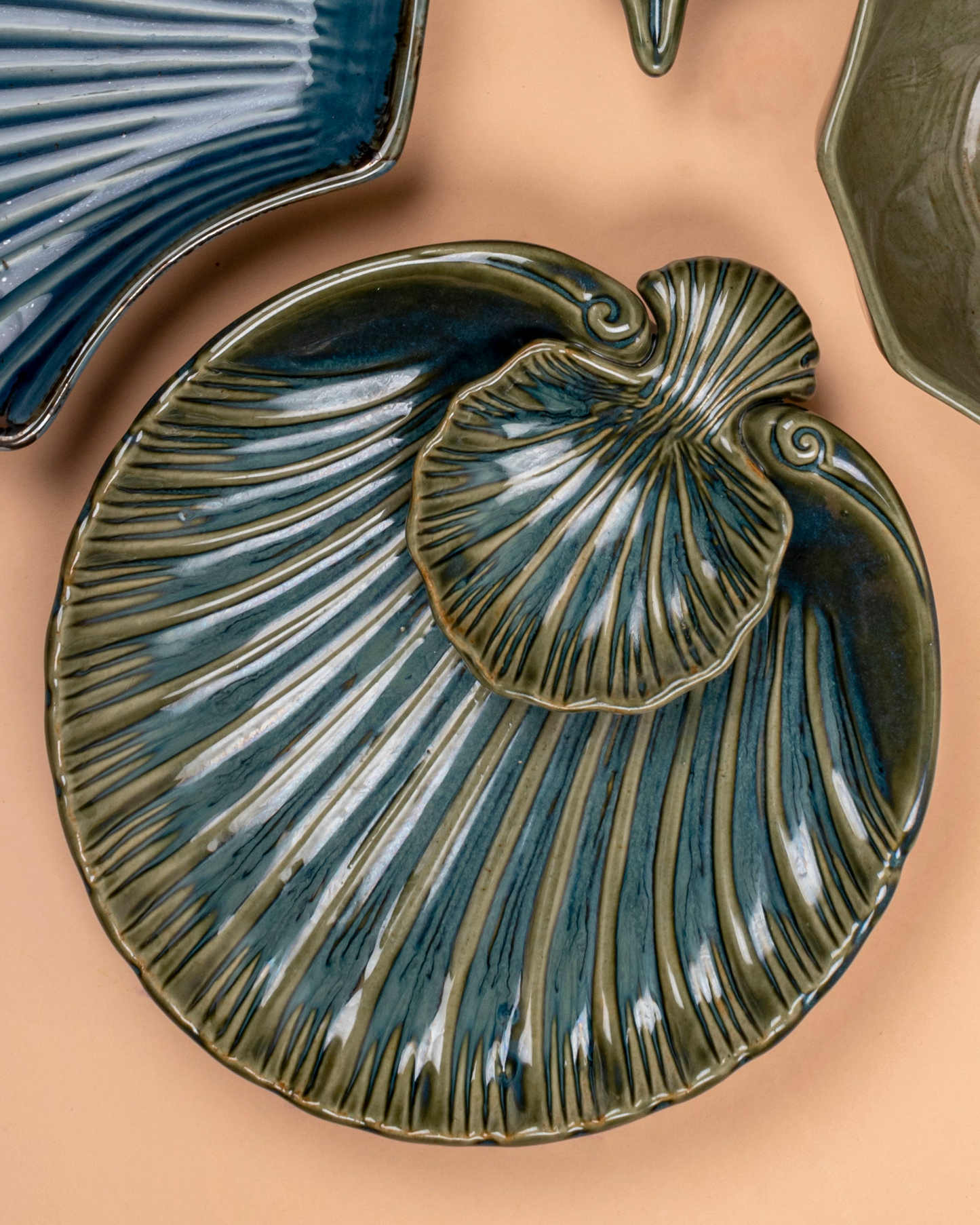 Shell Chip and Dip Platter
