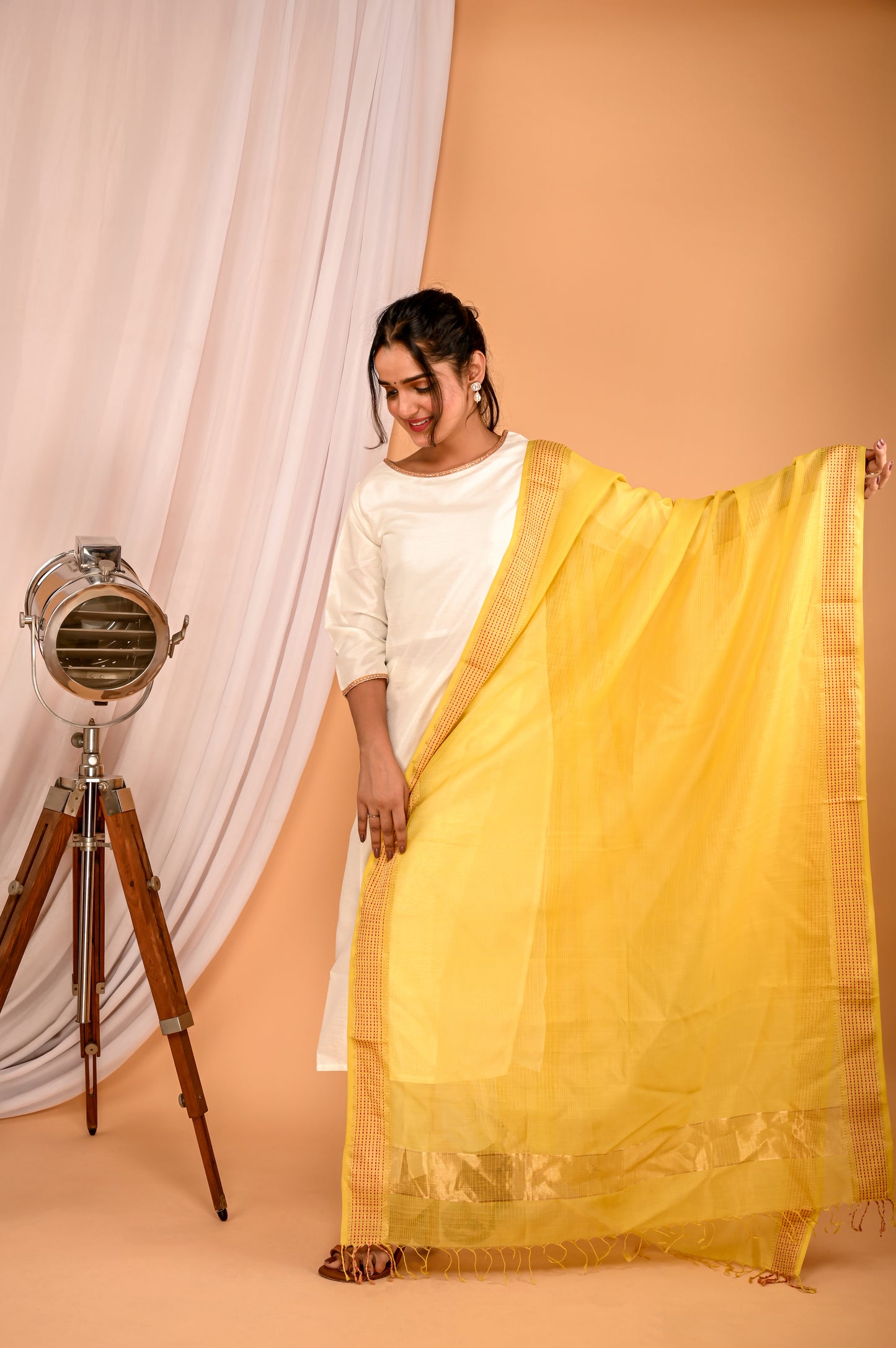 Soorya Maheshwari Handwoven Dupatta