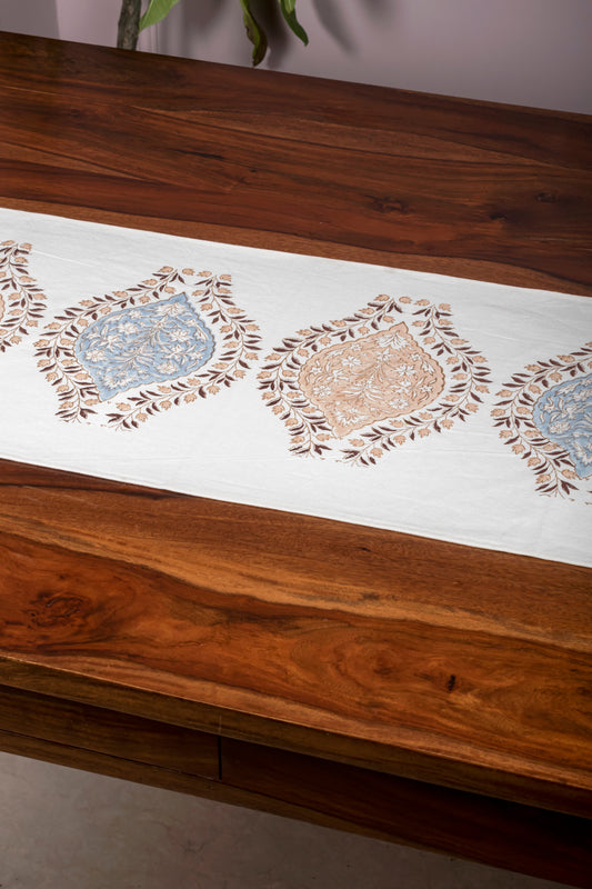 Foliole Block Printed Table Runner
