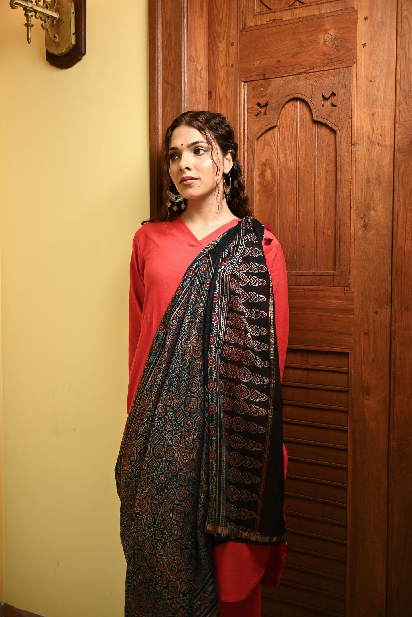 Nazakat Ajrak Dupatta
