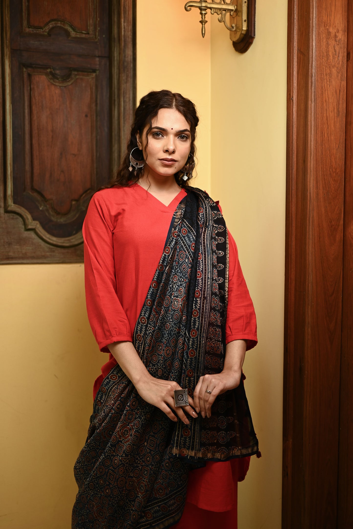 Nazakat Ajrak Dupatta