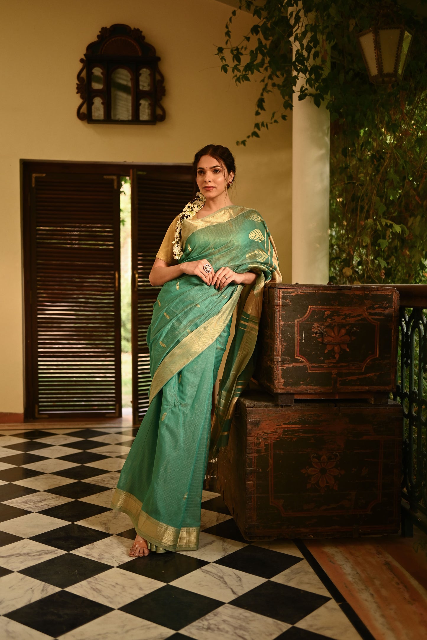 Vibha Maheshwari Handwoven Saree