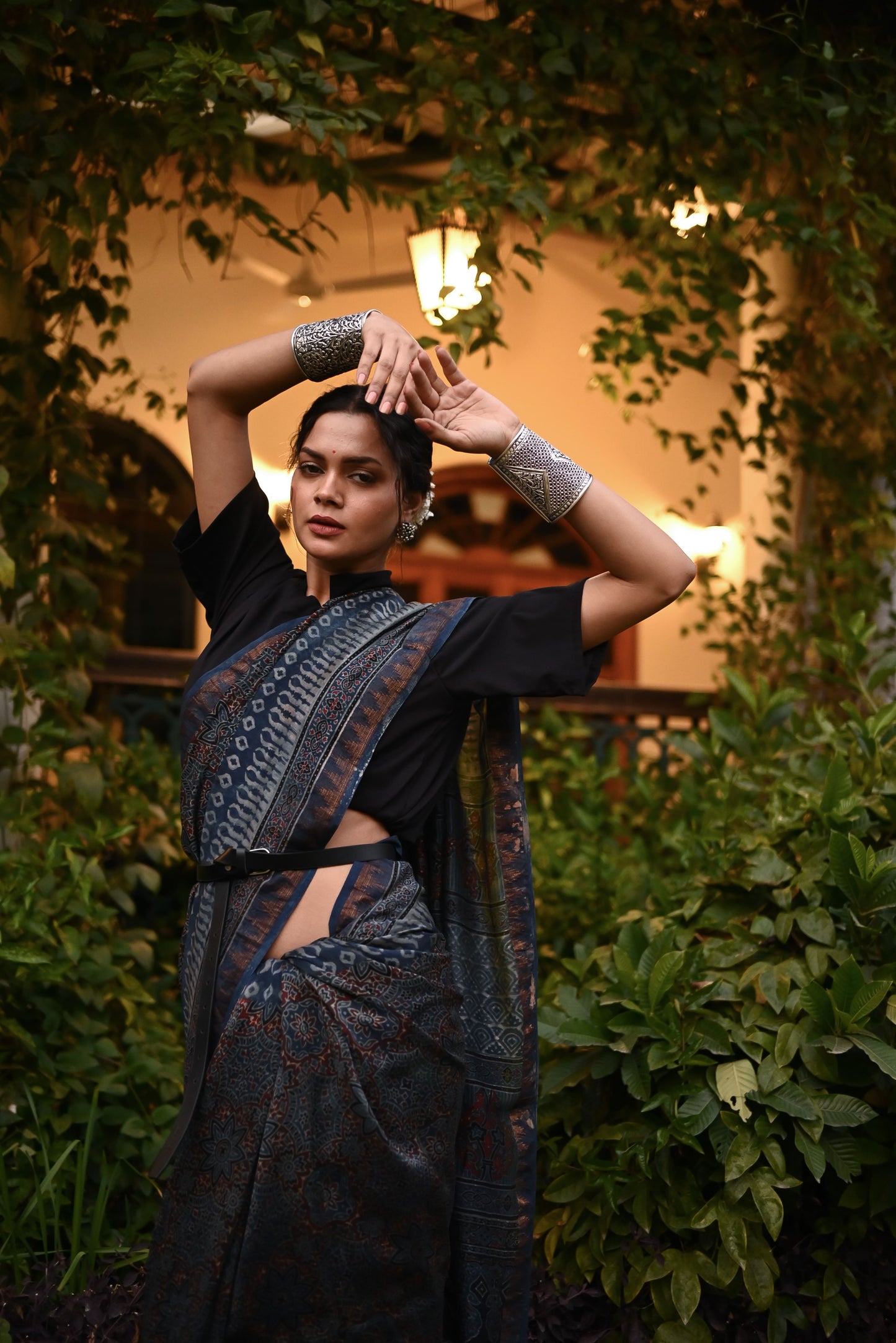 Gulalai Chanderi Silk Saree