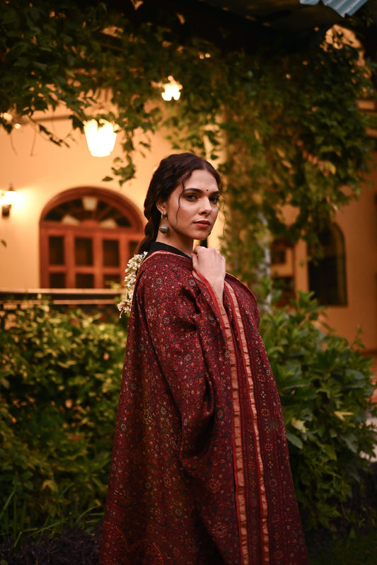 Ateeb Ajrak Dupatta