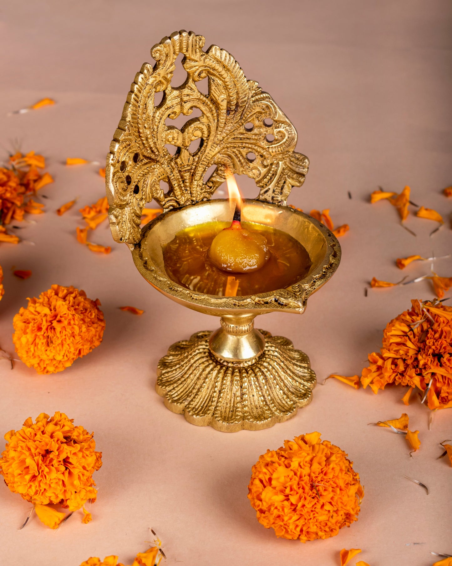 Divine Brass Diya