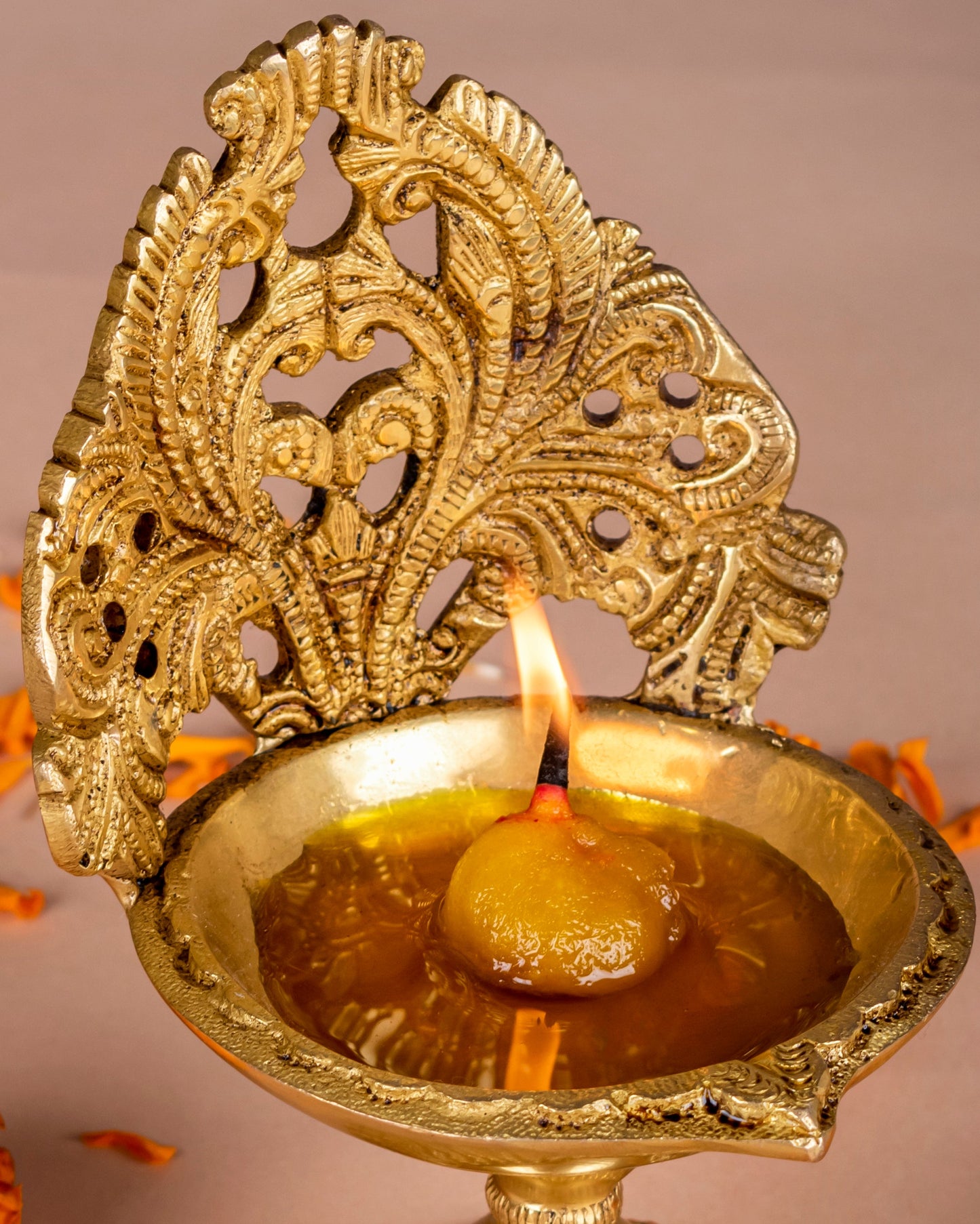Divine Brass Diya