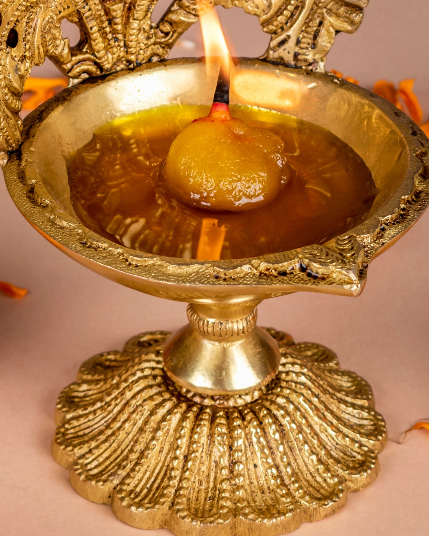 Divine Brass Diya