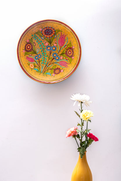 Kashmiri Paper Mache Wall Plate