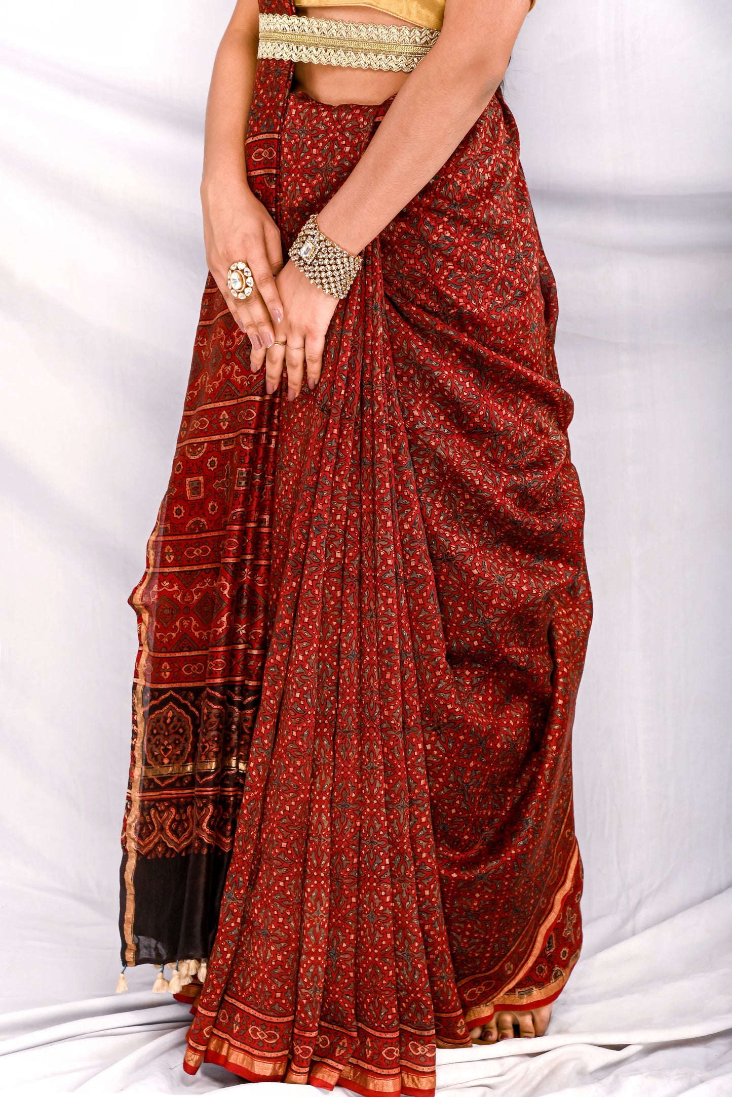 Gul Silk Chanderi Saree