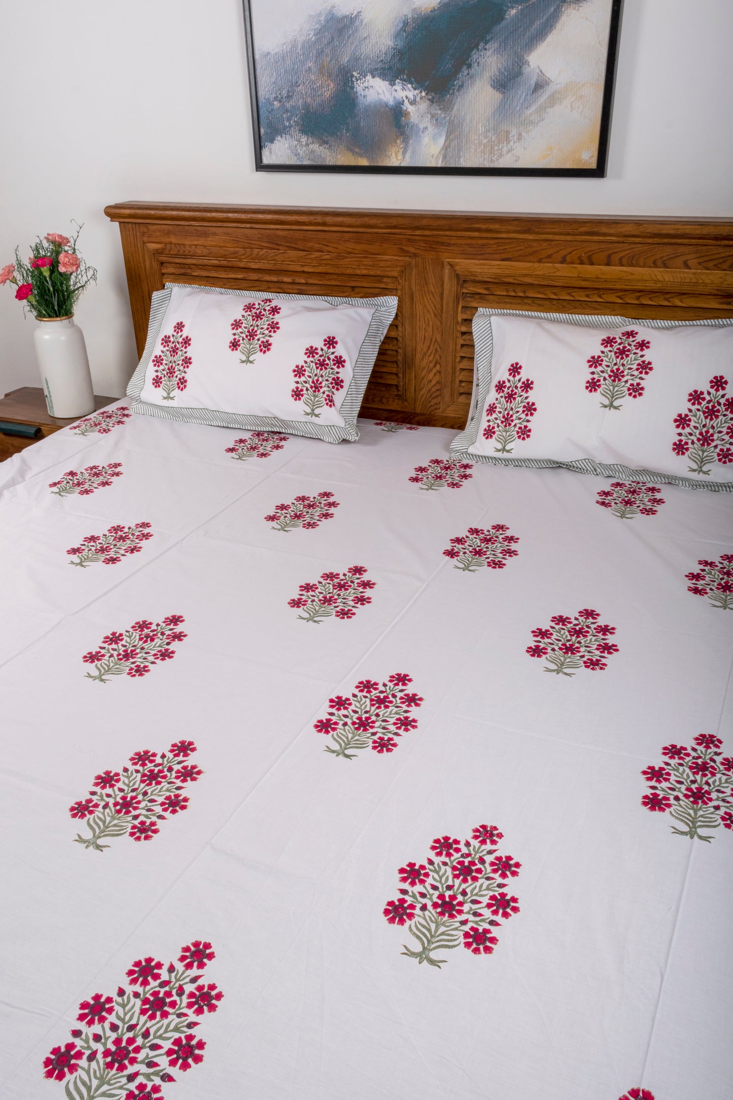 Eminent Block Printed Bedsheet