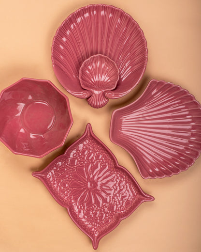 Pink Ceramic Platter