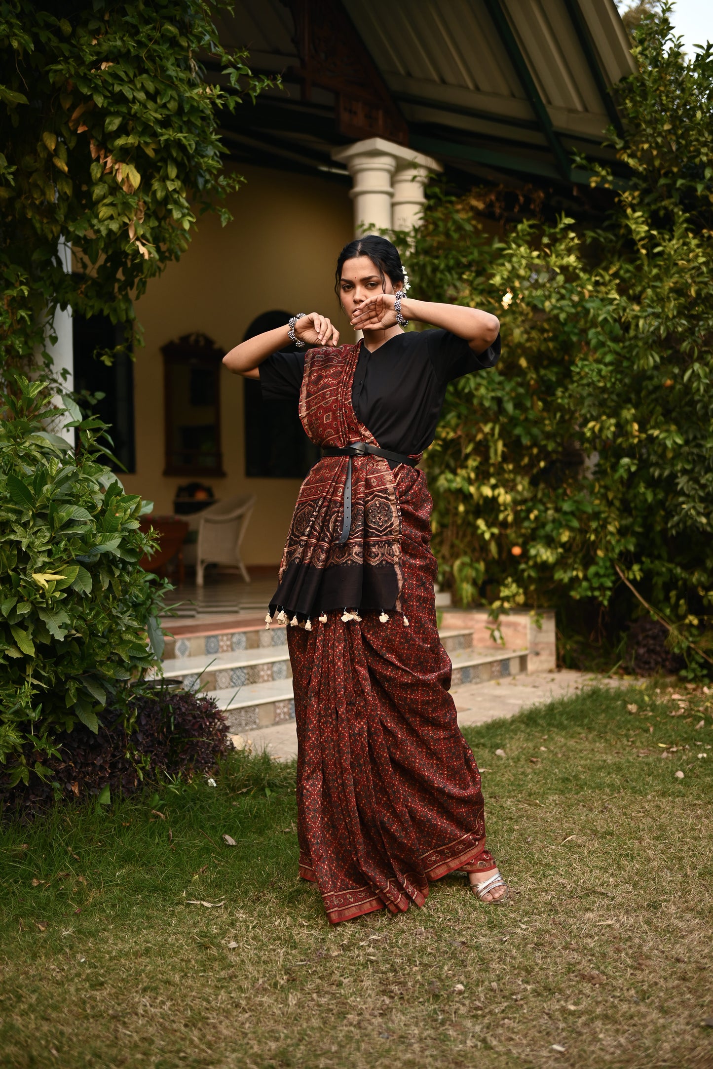 Gul Silk Chanderi Saree