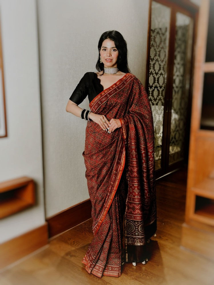 Gul Silk Chanderi Saree